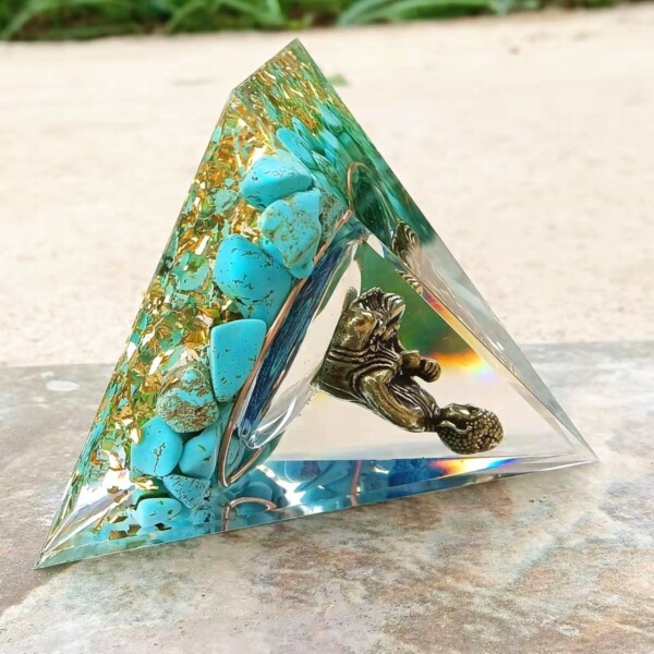 Product image for  Quan Yin Orgone Energy Pyramid Ornament Home Décor 5