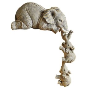 Product image for  Resin Crafts Mother Love Elephant Home Décor 10