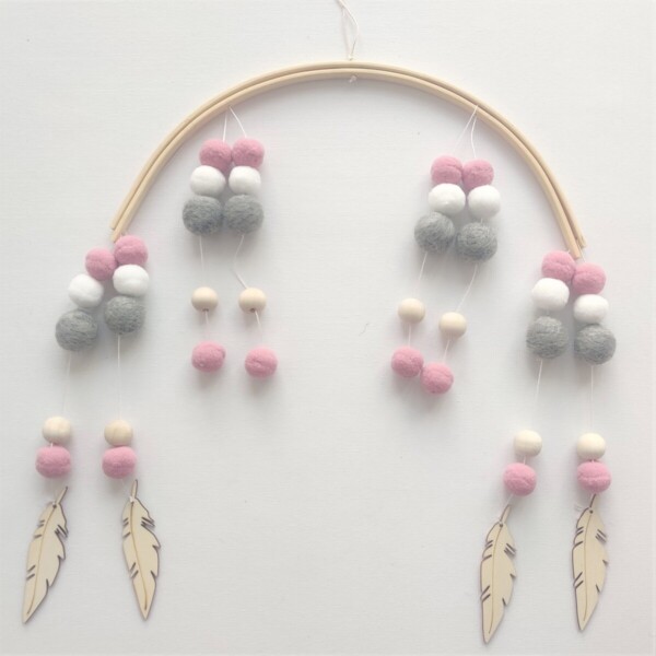 Product image for  Wind chime with wood beads from northern Europe Home Décor 9