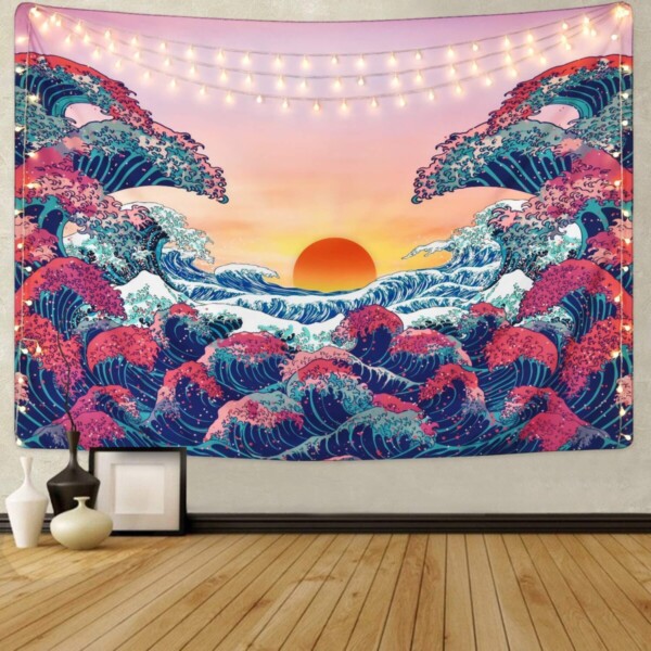 Product image for  Psychedelic background cloth Home Décor 12