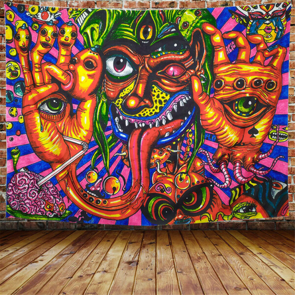 Product image for  Psychedelic background cloth Home Décor 6