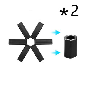 Product image for  Foldable Pan Mat Sturdy Heat Resistant ABS Heat-insulated Anti-slip Anti-scald Pot Placemat For Kitchen Insulation Pads Kitchen & Dining 20