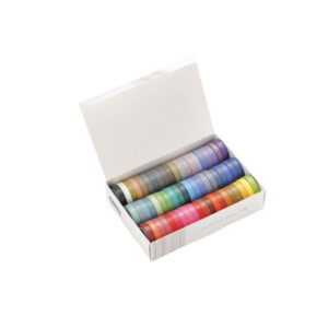 Product image for  Color Paper Tape Width 8Mm Decorative Sticker 60 Color Rainbow Set Arts, Crafts & Sewing 10
