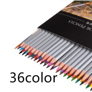 Product image for  Water-soluble Color Lead 24 Colors 36 Colors 48 Colors 72 Colors Colored Pencils Office & School Supplies 23