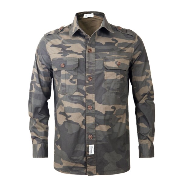 Product image for  Men’s wear camouflage shirt Men's Clothing 4