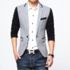 Product image for  Men’s Korean Slim Hooded Suit New Foreign Trade Men's Clothing 18