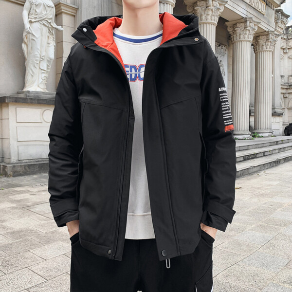 Product image for  Casual wide and short cotton coat Men's Clothing 6