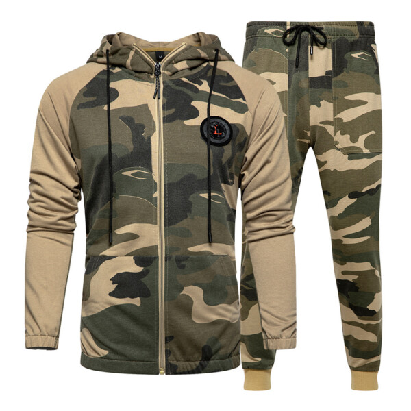Product image for  Hooded camouflage suit Men's Clothing 4