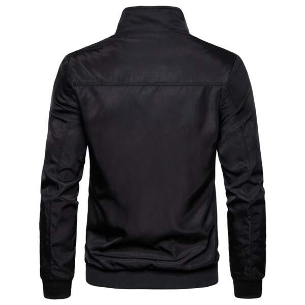 Product image for  Men’s solid color windproof jacket Men's Clothing 8