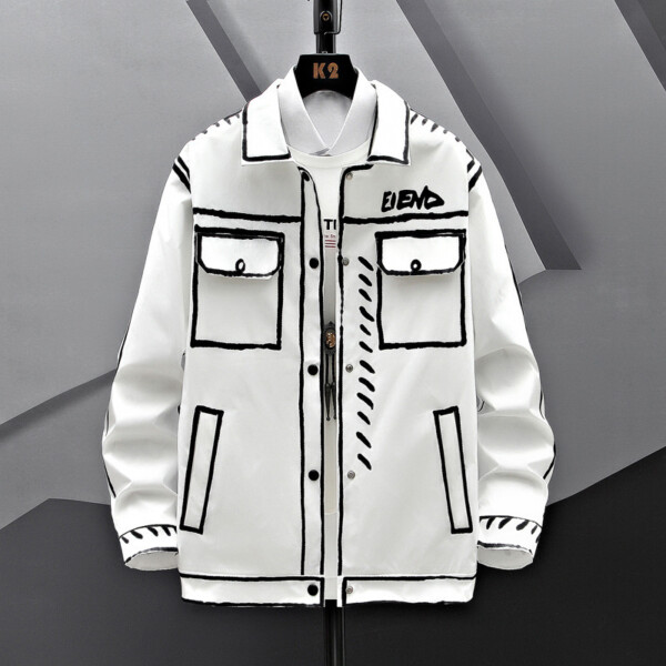 Product image for  Autumn Male Casual Jacket Short Coat Men's Clothing 4