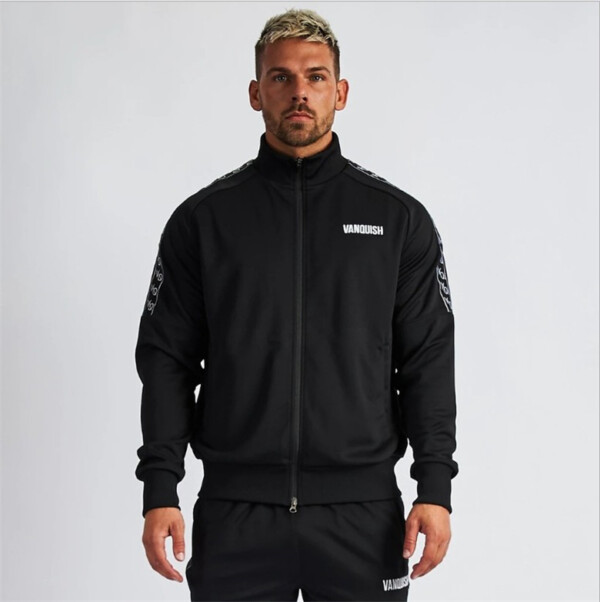 Product image for  Fitness Muscle Men’s Zipper Sweater Casual Men's Clothing 5