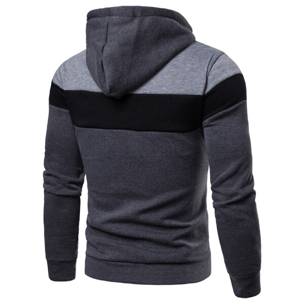 Product image for  Stitching Together Men’s Hoodie With Sleeves Men's Clothing 5