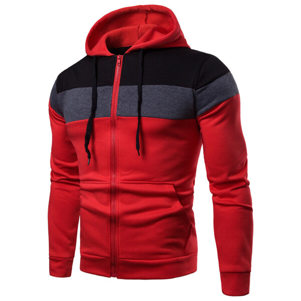 Product image for  Stitching Together Men’s Hoodie With Sleeves Men's Clothing 4