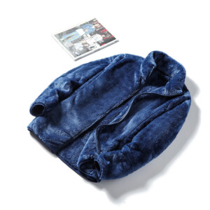 Product image for  Coral Fleece Couple Winter Thick Double-Sided Fleece Cotton Jacket Men's Clothing 19