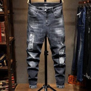 Product image for  Japanese blue and black jeans Men's Clothing 9