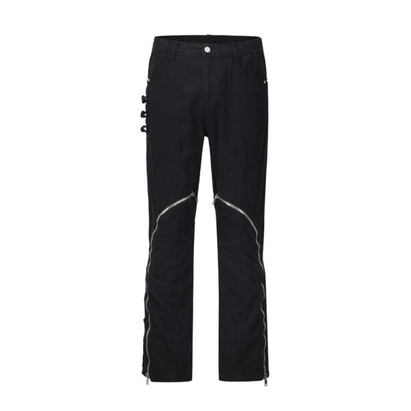 Product image for  Straight Jeans With Patchwork Design Men's Clothing 4