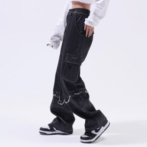 Product image for  High Street Fashion Brand Loose Straight Trousers Men's Clothing 12