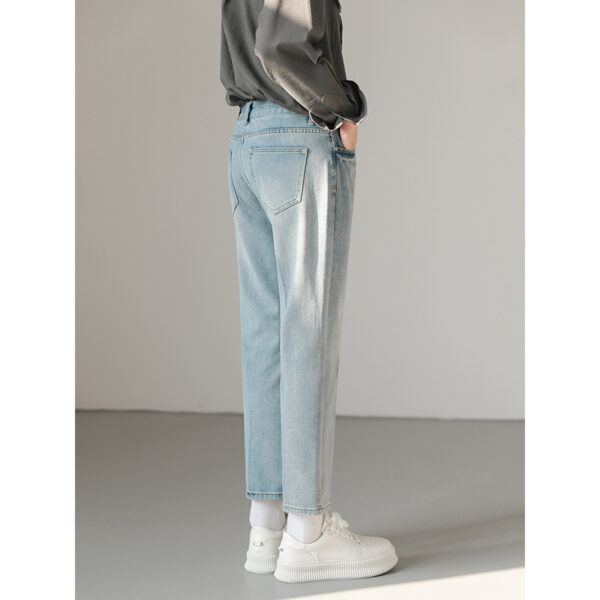 Product image for  Versatile Casual Small Leg Cropped Jeans For Men Men's Clothing 8