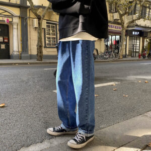 Product image for  Beautiful Dirty Shop Port Style Retro Loose Straight-Leg Jeans For Men Men's Clothing 11