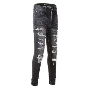 Product image for  High Street Denim Men’s Patch Slim Fit Slim Feet Pants Men's Clothing 13