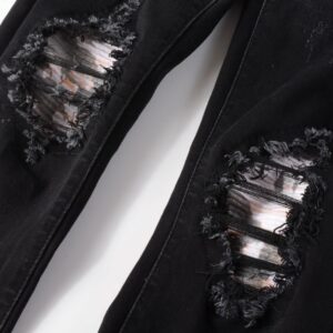 Product image for  Printed Pleated Patch Men’s Jeans Men's Clothing 19
