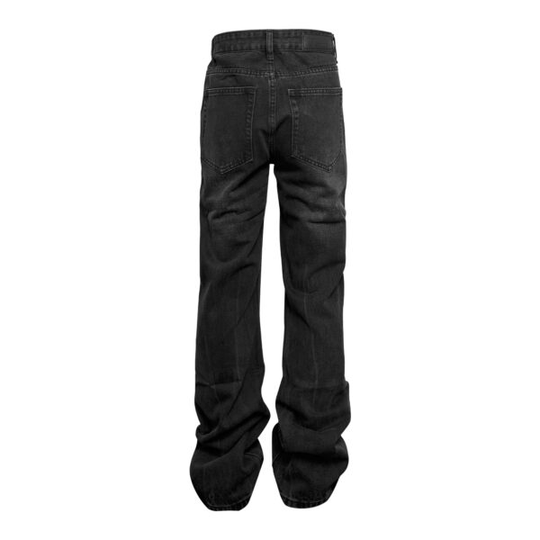 Product image for  Washed Cracked Black Fit Denim Trousers Men's Clothing 6
