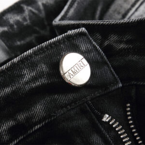 Product image for  Punk Men’s Jeans Hole Embroidery Five-pointed Star Men's Clothing 16