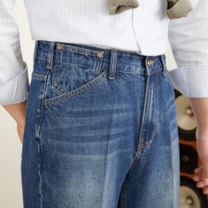 Product image for  Men’s Straight Casual Pants Fashion Cropped Jeans Men's Clothing 22