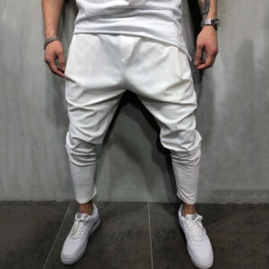 Product image for  Solid color jogging pants sweatpants Men's Clothing 14