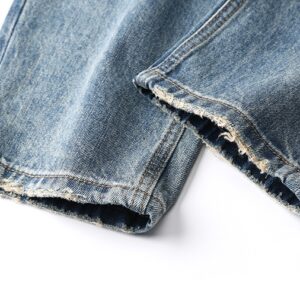 Product image for  American Retro Ripped Jeans Straight Pants For Boys Men's Clothing 21