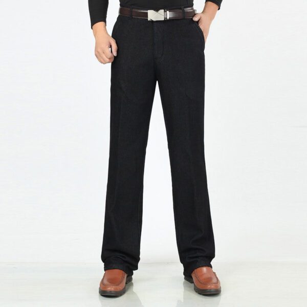 Product image for  Stretch Straight And Cashmere Casual High-waist Men’s Trousers Men's Clothing 5
