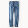 Product image for  Solid Color Street Loose Simple Embroidery Small Feet Jeans Men Men's Clothing 22