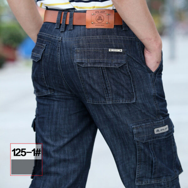 Product image for  Men’s Loose Multi-pocket Long Pants Men's Clothing 7