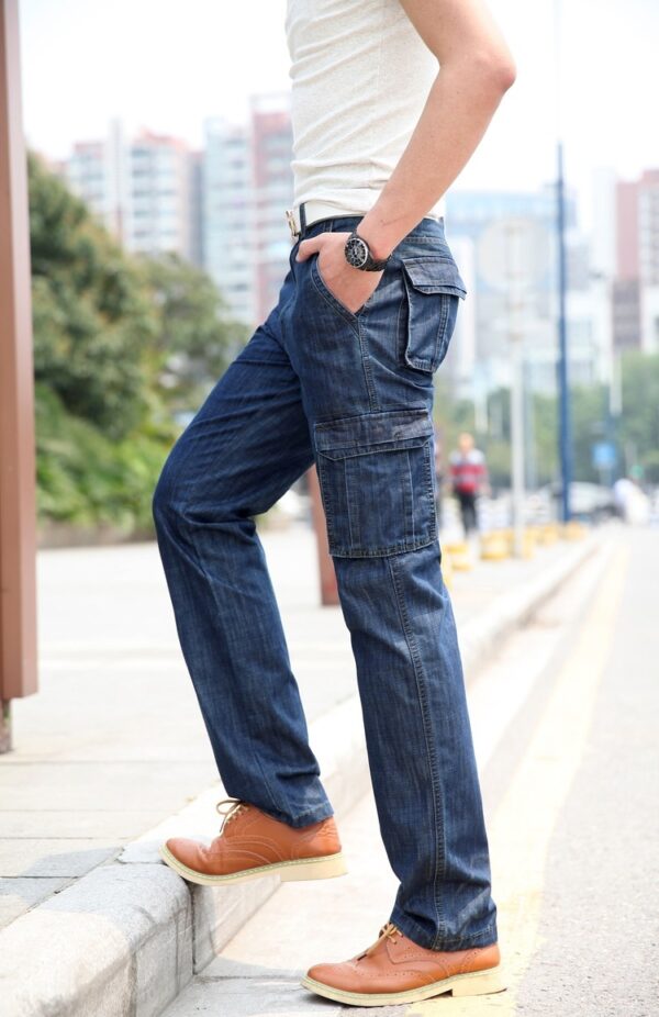 Product image for  Men’s Loose Multi-pocket Long Pants Men's Clothing 5