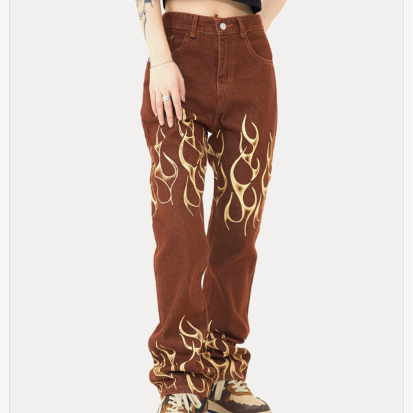 Product image for  Street Women’s Fashion Brand Autumn Straight Jeans Men's Clothing 7