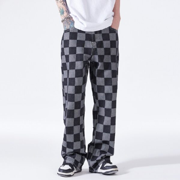 Product image for  American High Street Cowboy Fashion Brand Jacquard Retro Men's Clothing 4