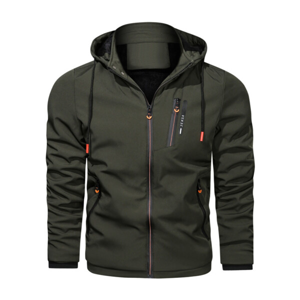 Product image for  Casual Sports Zipper Decoration Multicolor Thin Cotton Jacket Men's Clothing 6