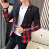 Product image for  Spring American Cashew Flower Long sleeved Shirt Men Men's Clothing 18