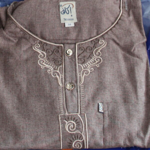 Product image for  Muslim Men’s New Cotton Hemp Embroidery Islamic Liturgy Embroidered Hui Men’s Suit Two Piece Wholesale Men's Clothing 17