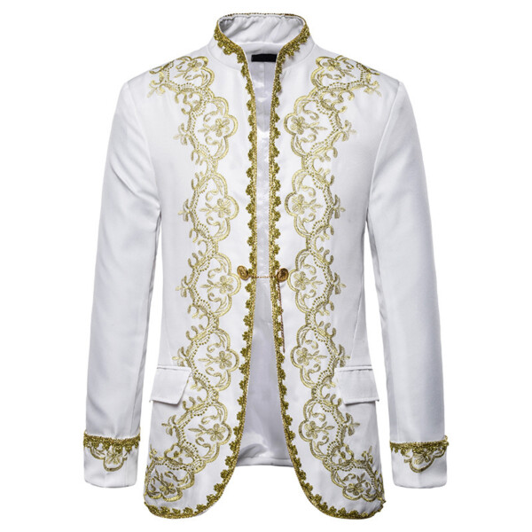 Product image for  Men’s European Style Gold Inlaid Dress Stage Performance Clothing Men's Clothing 7