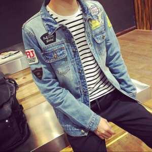 Product image for  Men’s hip hop high quality all-cotton jacket jacket Men's Clothing 9