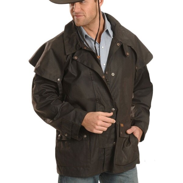 Product image for  Solid color lapel multi-pocket rivet trench coat fashion Men's Clothing 7