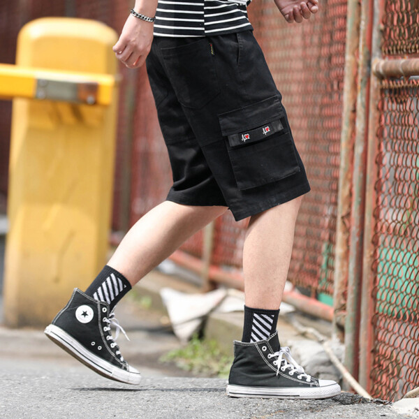 Product image for  Men’s Casual Workwear Shorts Solid Color Loose Large Size Pants Men's Clothing 4
