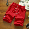 Product image for  Casual sports slim Color Matching Zipper Fitness Jogging Five-Point Shorts Men's Clothing 19