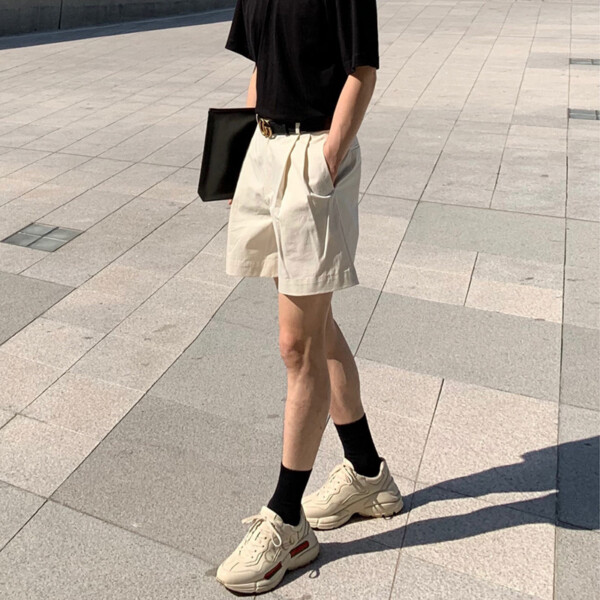 Product image for  Hanfeng Five Point Shorts Men’s Casual Pants Thin Beach Pants Men's Clothing 5
