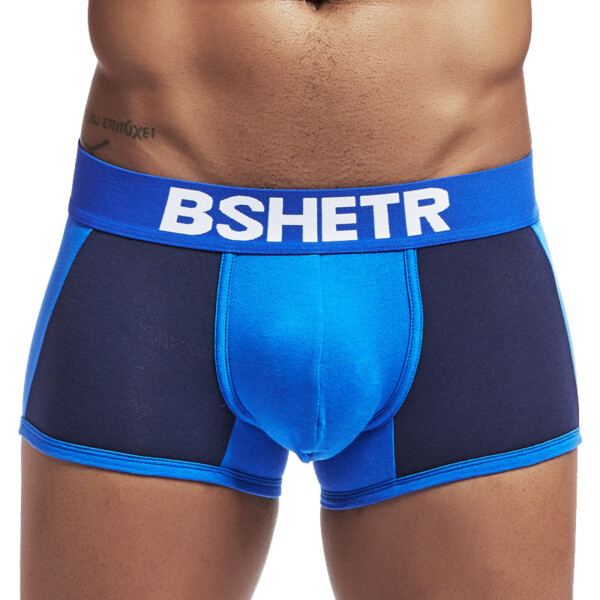 Product image for  Pure Cotton Low Waist Plain Color Boxer Shorts Men's Clothing 8