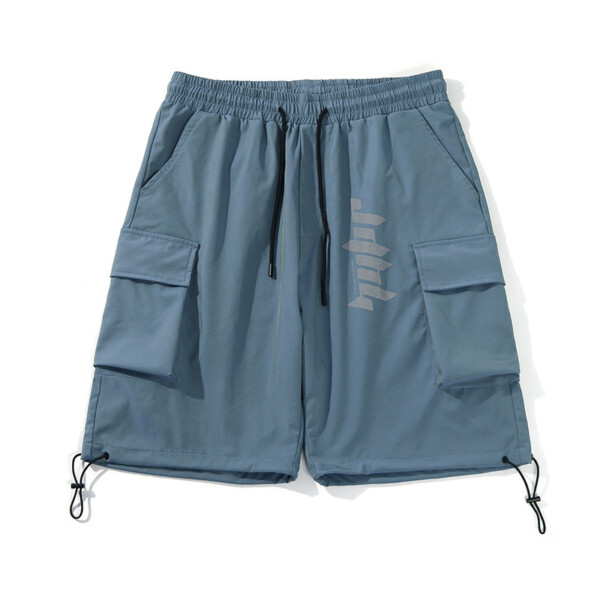 Product image for  Printed casual cargo shorts men’s Japanese loose large size multi-pocket five-point pants Men's Clothing 9