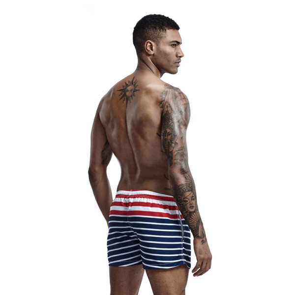 Product image for  Men’s colorblock striped shorts Men's Clothing 7