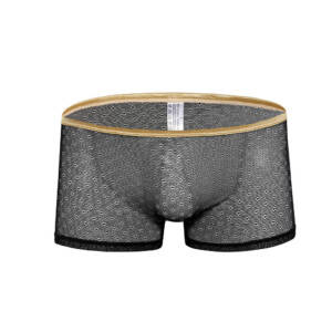 Product image for  Mesh transparent breathable low waist men’s boxer shorts Men's Clothing 21