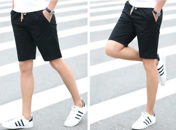 Product image for  Summer Men’s Cotton Shorts Casual Five Pants Summer Beach Pants Men's Clothing 10